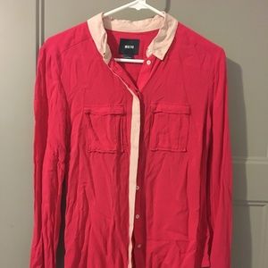 Anthropologie Soft Button Up